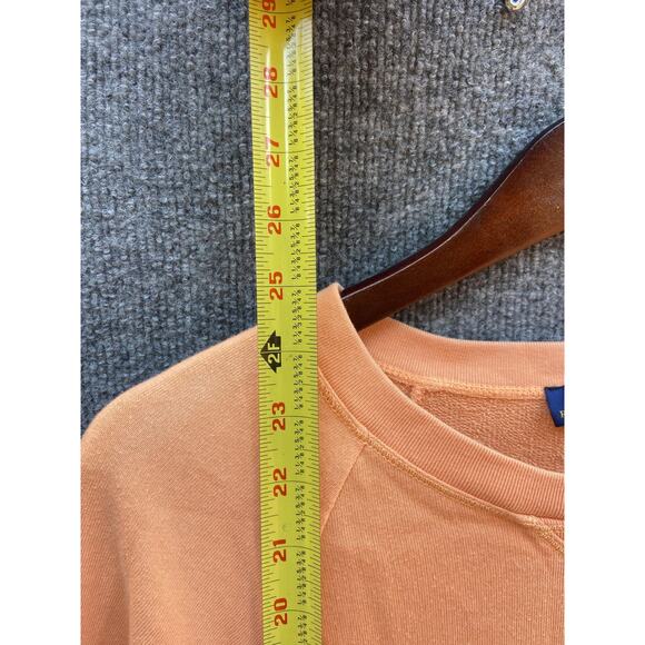 Polo Ralph Lauren Sweater Mens Medium Orange Crewneck Pullover Pony Logo Classic - Picture 4 of 10